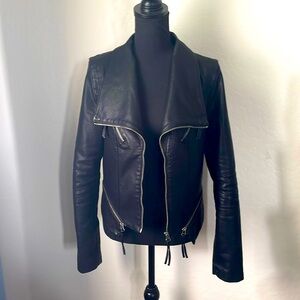 Vegan leather jacket
